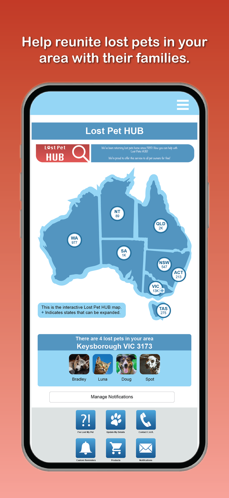 Central Animal Records Mobile App