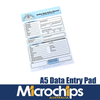 A5 Online Data Entry Record Notepad (100 Pages) For Companion Animals (Pets)