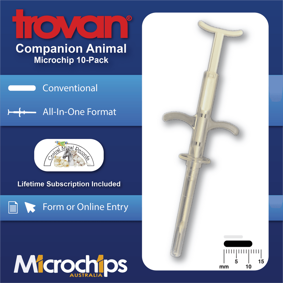 Trovan/C.A.R. Microchips - Central Animal Records
