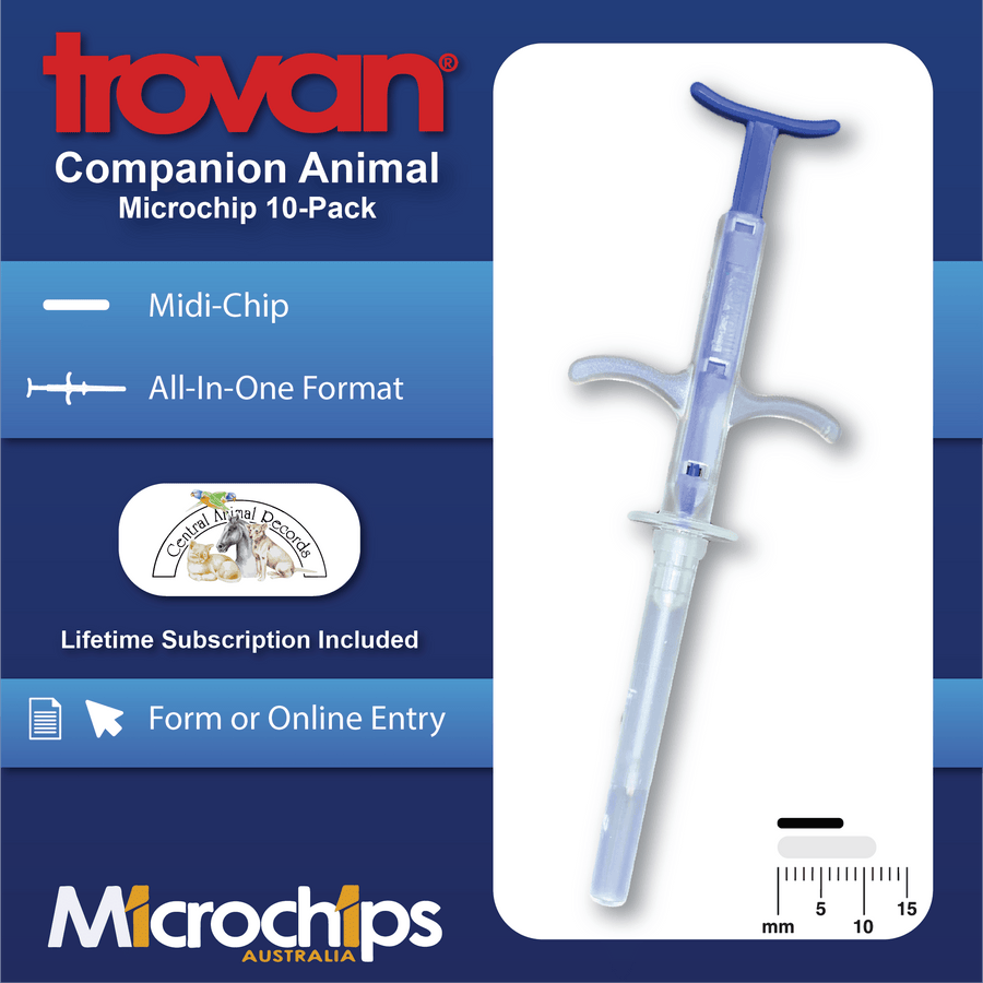 Trovan/C.A.R. Microchips - Central Animal Records