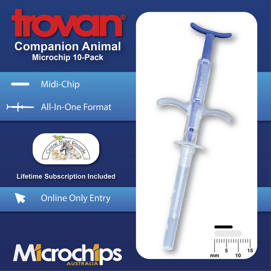 Trovan/C.A.R. Microchips - Central Animal Records