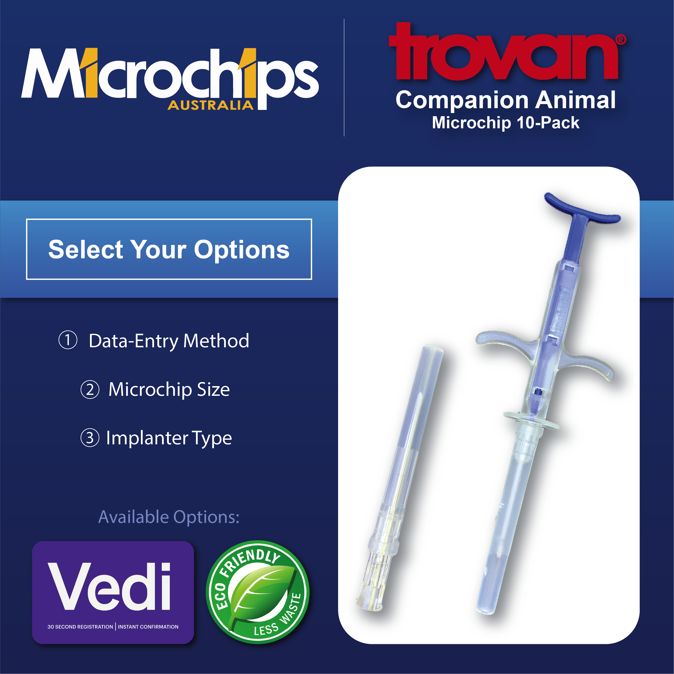 Trovan/C.A.R. Microchips