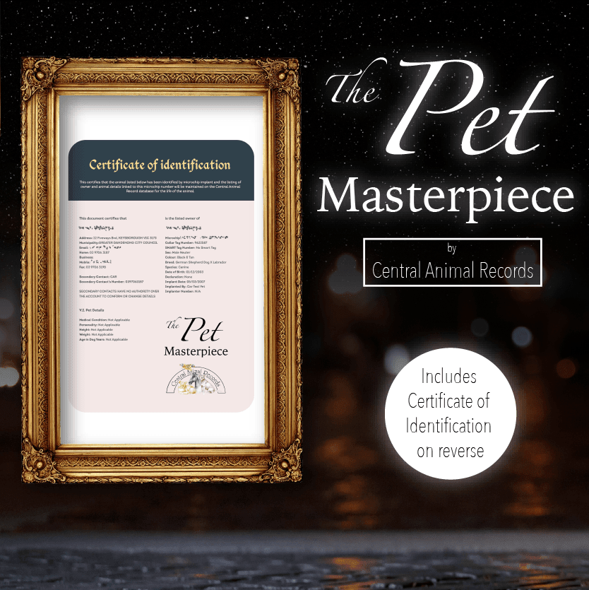 Pet Masterpiece (A3) - Central Animal Records